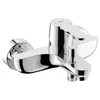 Image de Mitigeur monocommande bain douche - GROHE - Get - Montage mural - Raccord fileté - Rosaces métal