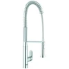 Image de Grohe Mitigeur monocommande évier K7 chrome, douchette professionnelle extractible