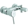 Image de Grohe Mitigeur monocommande baignoire Concetto chrome, montage mural
