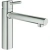 Image de Grohe Mitigeur monocommande évier Concetto supersteel, bec moyen hauteur