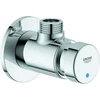 Image de Grohe Douchette à fermeture automatique Euroeco CT 1/2", marquage bleu/rouge, chrome