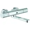 Image de Grohe Eurosmart CE Robinet lavabo mural infrarouge Sortie 25,5 cm, chrome, Batt. 6 V, avec THM