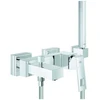 Image de Grohe Mitigeur bain monocommande Eurocube chrome, avec ensemble douche, montage mural
