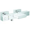 Image de Grohe Thermostat de baignoire Grohtherm Cube 1/2", XL Cascade, montage mural, chrome