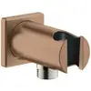 Image de Grohe Coude mural Rainshower 1/2", avec douchette, carré, acier inox brossé