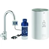 Image de Grohe Robinet d'évier sur pied Red Mono chromé, taille M, avec chauffe-eau