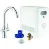 Image de Grohe Mitigeur monocommande évier Blue Professional C, chrome, avec bec