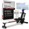 Image de Rameur HAMMER Pro Force   Appareil d'endurance Peu encombrant, léger et très Efficace, doté de 20 programmes d'entraînement et d'un Support pour Tablette, pouvant Supporter Un Poids Maximal de 120 kg