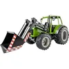 Image de Carson 500907347 RC Tractor with Front Loader 1:16 - Véhicule télécommandé, véhicule agricole pour Enfants à partir de 8 Ans, adapté à Une Utilisation en extérieur, Piles et télécommande incluses Vert