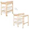 Image de Table à langer extensible avec baignoire - ROBA - BABY POOL - Matelas à langer Roba Style blanc inclus - Bois naturel