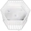 Image de Parc hexagonal - ROBA - FOX & BUNNY - De la naissance jusquà 15 kg - Réglable - Roulettes - Blanc laqué