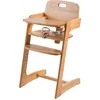 Image de roba Chaise Haute Évolutive en Bois Massif Kid Up + Plateau Repas Détachable - Hauteur Réglable - 6 Mois jusqu'à 50 kg - Naturel