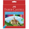 Image de FABER-CASTELL Etui de 24 Crayons de couleur hexagonal CASTLE Assortis