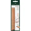 Image de FABER-CASTELL - Set de 3 crayons pastels Pitt, couleurs estompables