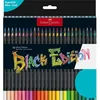Image de FABER-CASTELL - 50 crayons couleur Black Edition, étui carton