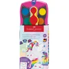 Image de Faber-Castell 125002 - Boîte d'aquarelle Connector édition licorne avec 12 couleurs, tube de paillettes arc-en-ciel inclus