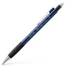 Image de FABER-CASTELL 134551 - Porte-mine GRIP 1345 bleu marine, dureté B, épaisseur de mine 0,5 mm, avec gomme intégrée, 1 pièce