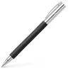 Image de FABER-CASTELL - Stylo à bille roulante Ambition en résine précieuse | Corps en résine noble avec touches métalliques et pointe roller de haute qualité de 0,5 mm