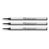Image de FABER-CASTELL Lot de 3 Recharges roller fine writing céramique bleu