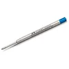 Image de FABER-CASTELL Lot de 5 Recharges stylo bille Pointe moyenne grande contenance Bleu