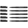 Image de FABER-CASTELL Lot de 5 Feutres Pitt Artist Pen Pte 1,5 mm Noir