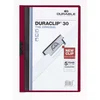 Image de DURABLE Lot de 5 Chemises à clip DURACLIP ORIGINAL 30, format A4, Aubergine