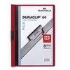Image de DURABLE Lot de 10 Chemises DURACLIP ORIGINAL 60 Chemises à pince, A4, aubergine