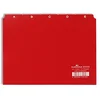 Image de DURABLE - Intercalaires - Format A5 Paysage - Divisions 5/5 - Onglets Imprimés A-Z - Polypro - Rouge - Boîte de 25 pièces - 365003