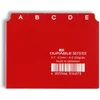 Image de Durable 367003 Jeu de 25 Intercalaires avec Onglets Imprimés A Z Format A7 Rouge