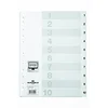 Image de Durable 616202 1 Jeu de 10 Intercalaires avec Onglets imprimés A4 Blanc