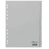 Image de Durable 6522-10 NUMERIC Tab Index Polypropylène (PP) Gris Intercalaires de treillage - Intercalaires (NUMERIC Tab Index Polypropylène (PP), Gris, Portrait, A4, 230 mm)