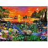 Image de Ravensburger 12000225-Tortue dans Un récif 500 pièces pour Adultes et Enfants à partir de 10 Ans-Puzzle avec Motif du Monde sous-Marin, 12000225, Turquoise, Vert, Marron