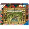 Image de Puzzle 1500 pièces Ravensburger Harry Potter La carte de Poudlard en occasion ou reconditionné