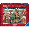 Image de Puzzle Ravensburger Le marché de Noël 1000 pièces en occasion ou reconditionné