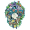 Image de Ravensburger Puzzle en Bois 12000759 - Horloge à Coucou - en Bois profilé de 300 pièces avec des pièces de Individuelles Robustes et 25 Petites Figurines
