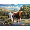 Image de Ravensburger Loving Longhorns Puzzle de 500 pièces pour adultes   12000826   Outil fabriqué à la main, fabriqué en Allemagne, chaque pièce s'assemble parfaitement