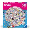 Image de Ravensburge -Puzzle Rond 500 pièces-Un Tourbillon de Douceur/Hello Kitty-Adultes et Enfants dès 10 Ans-Puzzle de qualité supérieure-Encastrement Parfait-Hello Kitty-Dessin Animé-12001391