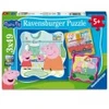 Image de Ravensburger 3 Puzzles - La famille d'abord ! - Peppa Pig