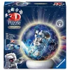 Image de Ravensburger - Puzzle 3D Ball illuminé - Les astronautes - A partir de 6 Ans - 72 pièces numérotées à Assembler sans Colle - Socle Lumineux Inclus - 12008058