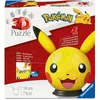 Image de Ravensburger - Puzzle 3D Ball - Pikachu Pokémon - Dès 6 ans - 72 pièces numérotées à assembler sans colle-Diamètre : 13 cm-12008076