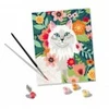 Image de Ravensburger Peinture au Numéro - CréArt - Chat blanc et fleurs