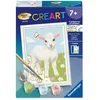 Image de Ravensburger   CreArt Kids 8x12cm   Numéro dArt   Mouton   Kit de peinture par numéros   Dès 7 ans   12023215