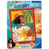 Image de Ravensburger   CreArt Kids 18x24cm   Numéro dArt   Vaiana   Disney   Kit de peinture par numéros   Dès 7 ans   12023229