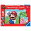 Image de Puzzles 3x49 pièces Super Mario Puzzle Enfant Dès 5 ans 05186 Ravensburger