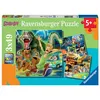 Image de Puzzles 3x49 pieces - les aventures de scooby-doo en occasion ou reconditionné