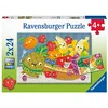 Image de Ravensburger - Puzzle Enfant - Puzzles 2x24 p - Les Petits Fruits et légumes - Dès 4 Ans - 05248