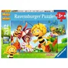 Image de Ravensburger - Pack de 2 Puzzle Maya l'abeille pré de fleurs 12 pièces, 07594