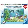 Image de Ravensburger Puzzles 2x12 Pièces au Fond de L'océan 4005556076253 - Puzzle Enfant