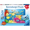 Image de Ravensburger Puzzle pour Enfants - 07815 Monde sous-Marin coloré - Puzzle pour Enfants à partir de 4 Ans, avec 2 x 24 pièces