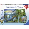 Image de Puzzles 3x49 pièces - La fascination des dinosaures - Ravensburger - Lot de puzzles enfant - Dès 5 ans